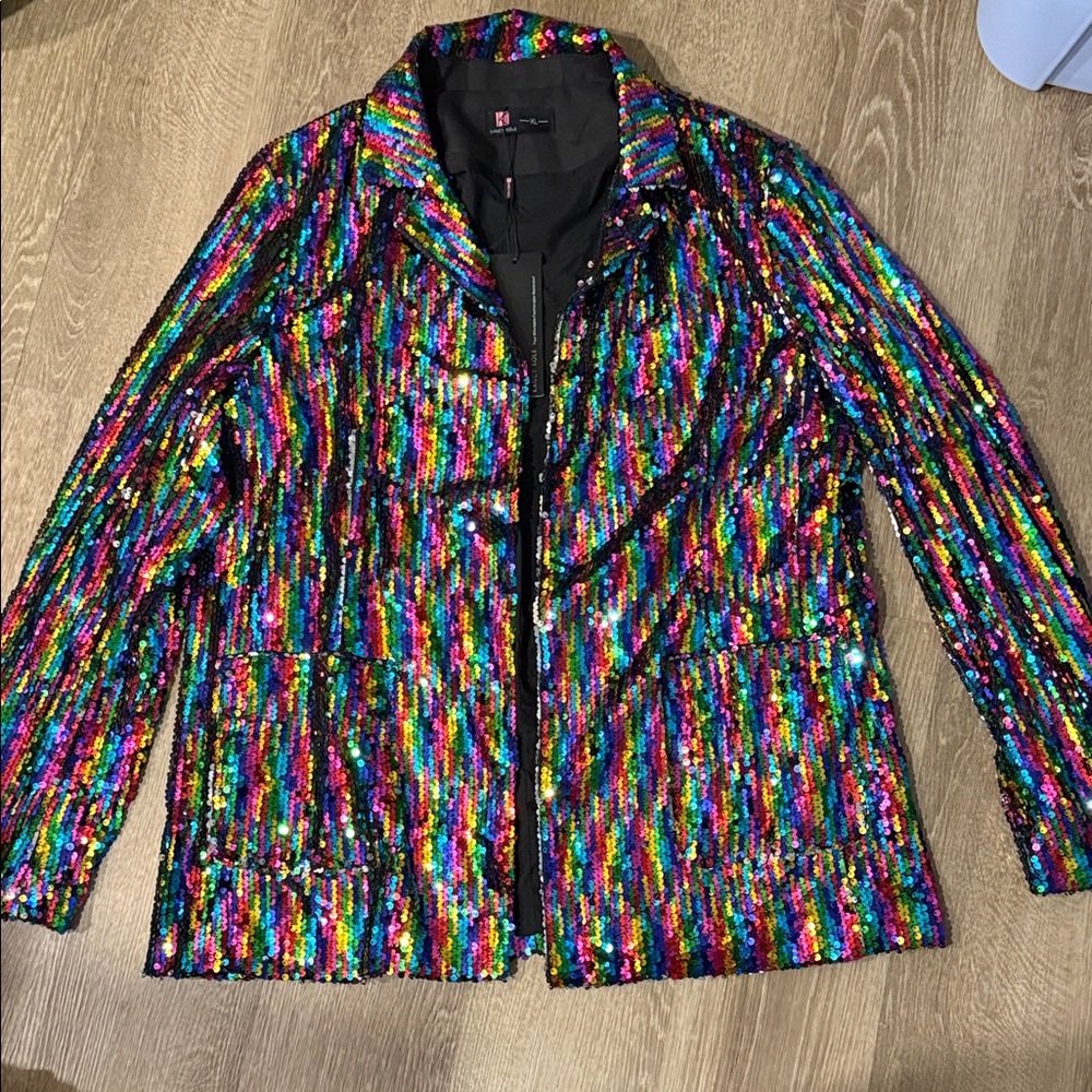 Kancy Kole Sequin Blazer